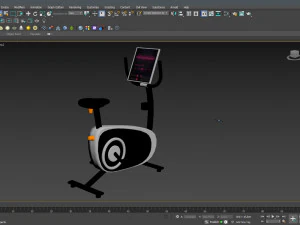 Exercise Bike 3D Model