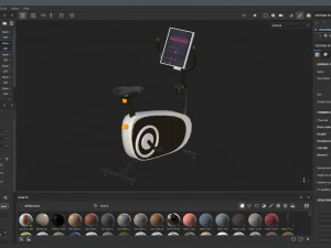 Exercise Bike 3D Model