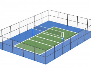 Cancha de voleibol Modelo 3D
