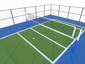 Cancha de voleibol Modelo 3D