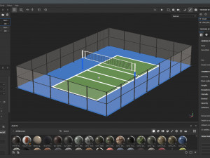 Volleyball Court 3D Модель