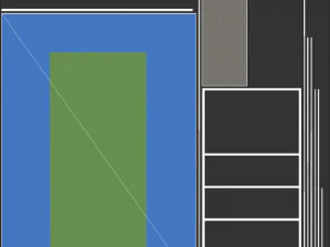 Cancha de voleibol Modelo 3D