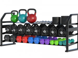 Dumbbel Rack 3D Model