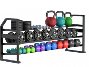 Dumbbel Rack 3D Модель