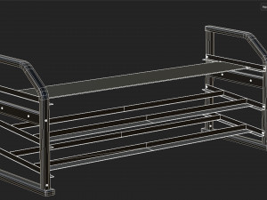 Dumbbel Rack 3D Модель