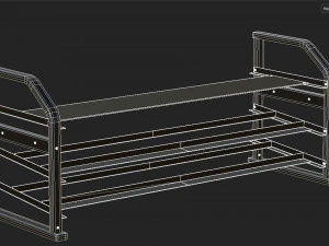 Dumbbel Rack 3D Model
