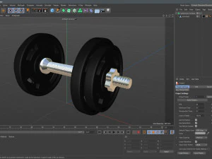 ダンベル 3Dモデル