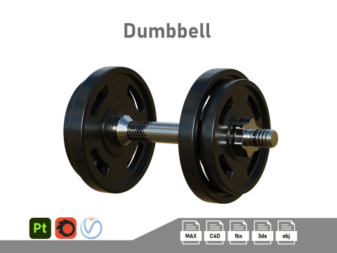 Dumbbel Modelo 3D