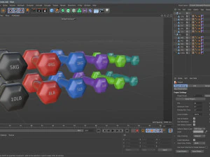 Weightlifting Equipment 3D Model
