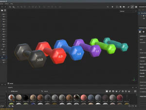 Weightlifting Equipment 3D Model