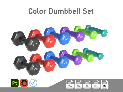 Weightlifting Equipment 3D Model