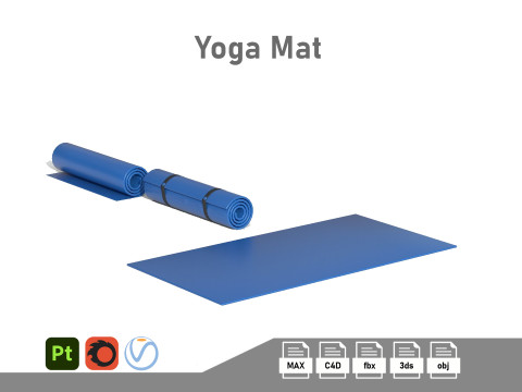 Yoga mat 3D 모델