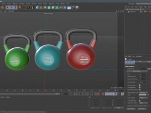 Kettle Bells 3D Model
