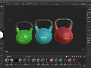 Kettle Bells 3D Model
