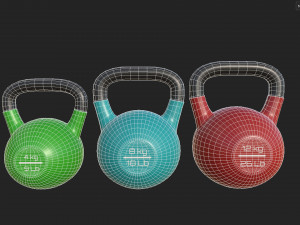 Kettle Bells 3D Model