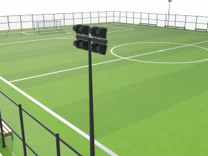 Soccer Field 3D मॉडल