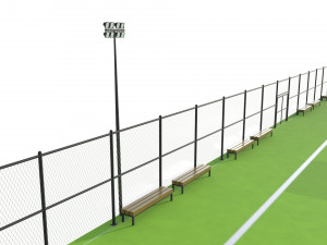 Soccer Field 3D मॉडल
