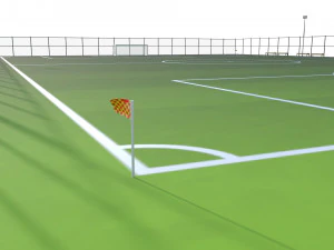 Soccer Field 3D Model