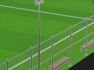 Soccer Field 3D Model