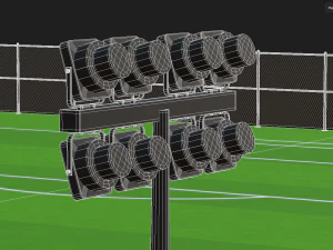 Soccer Field 3D Model