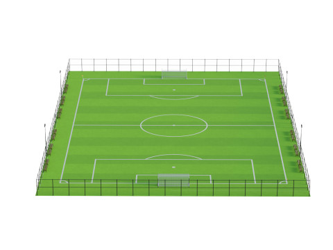 Soccer Field 3D मॉडल