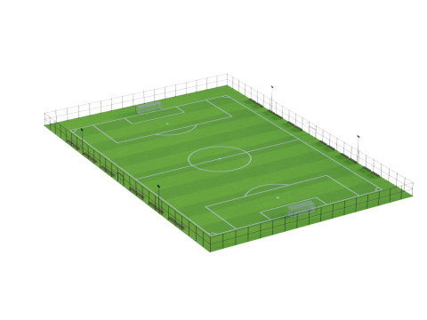 Soccer Field 3D मॉडल