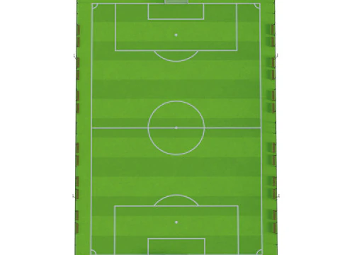 Soccer Field 3D Model