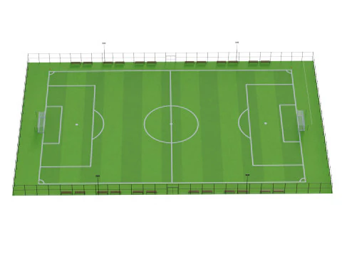 Soccer Field 3D Model