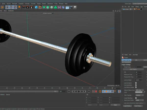 Barbell 3D Model