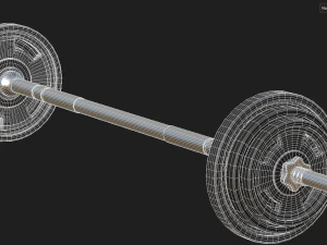 Barbell 3D Model