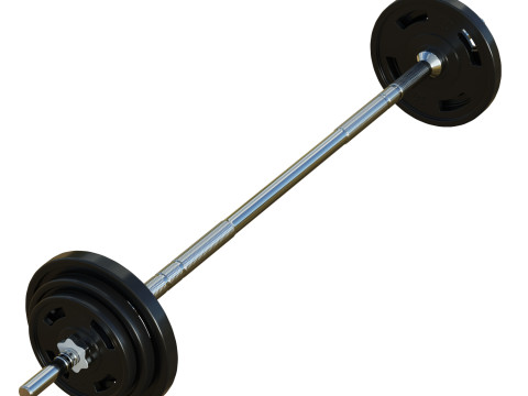 Barbell Modelo 3D