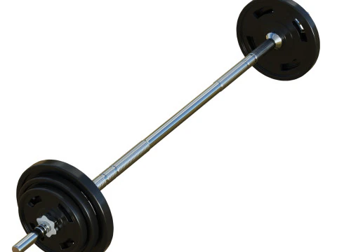 Barbell 3D Model