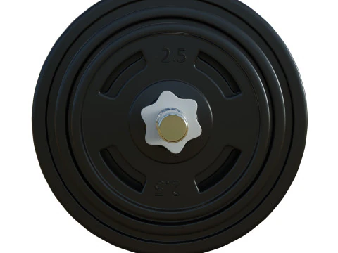 Barbell 3D Model