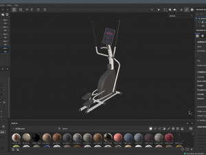 Elliptical Trainer Modelo 3D