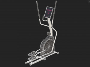 Elliptical Trainer Modelo 3D