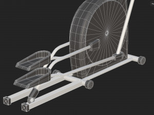Elliptical Trainer Modelo 3D