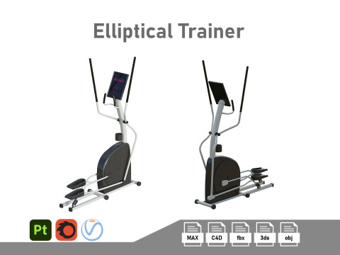 Elliptical Trainer 3D मॉडल