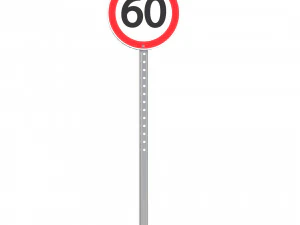 Sinais de tr&acirc;nsito Modelo 3D