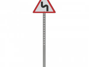 Sinais de tr&acirc;nsito Modelo 3D