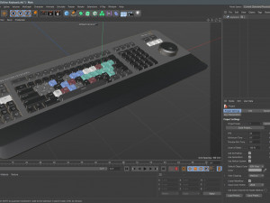 Blackmagic Design DaVinci Keyboard 3Dモデル