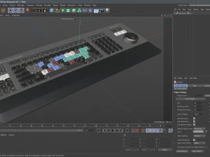 Blackmagic Design DaVinci Keyboard 3D Model