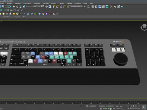 Blackmagic Design DaVinci Keyboard 3Dモデル