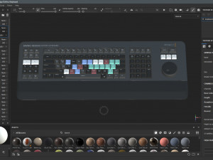 Blackmagic Design DaVinci Keyboard 3Dモデル
