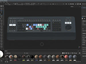 Blackmagic Design DaVinci Keyboard 3D Model