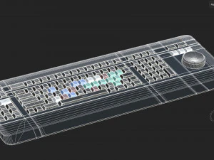Blackmagic Design DaVinci Keyboard 3D Model