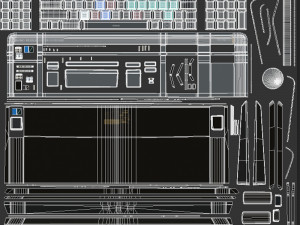 Blackmagic Design DaVinci Keyboard 3Dモデル