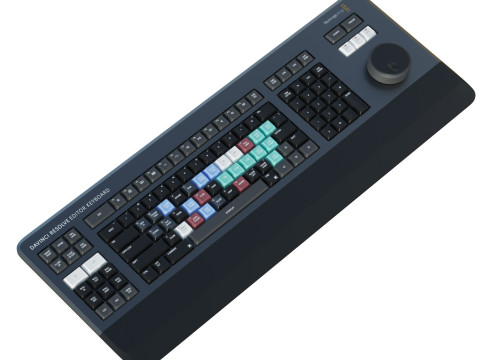 Blackmagic Design DaVinci Keyboard 3Dモデル