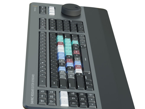 Blackmagic Design DaVinci Keyboard 3Dモデル