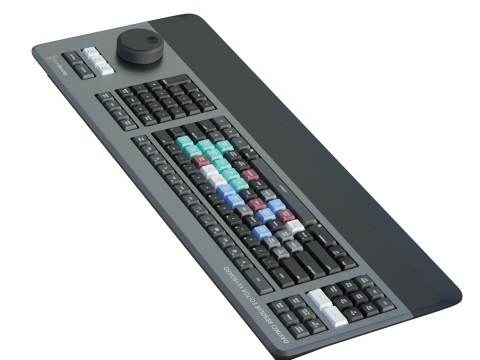 Blackmagic Design DaVinci Keyboard 3Dモデル