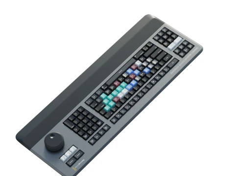 Blackmagic Design DaVinci Keyboard 3D Model